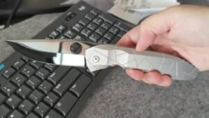 Spider C199 M390 Mirror DLC Blade Titanium Handle SF Express
