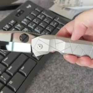Spider C199 M390 Mirror DLC Blade Titanium Handle SF Express
