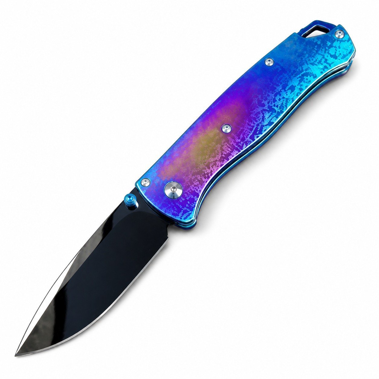 36f09b43470e02e3aef84148f149e2c6.mp4.pdd_.000001.jpeg Butterfly 535 M390 Ultra Mirror DLC Ice Crystal Titanium Alloy Handle SF Express Folding Knife