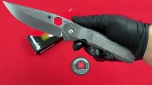 Spider C199 Folding Knife Titanium Handle