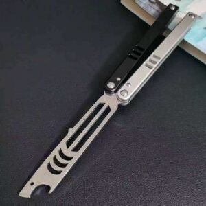 Aluminum handle beginner outdoor practice knife