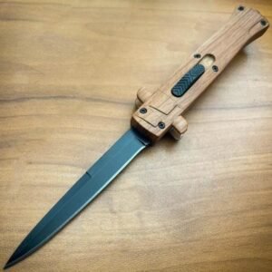 9 Inch Italian Stiletto OTF Automatic Knife