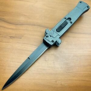 9 Inch Italian Stiletto OTF Automatic Knife