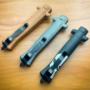 9 Inch Italian Stiletto OTF Automatic Knife