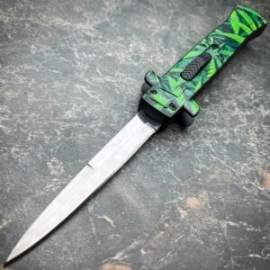 9 Inch Italian Stiletto OTF Automatic Knife – Choose One