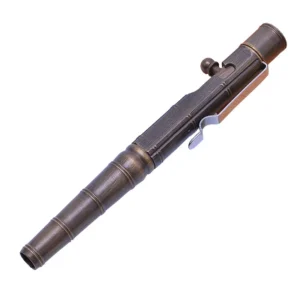 Brass Slub Pen Retro Bolt Gel Tactical Pen Colecci&oacute;n Supplies Personal Emergency Defense Tool Security Protection EDC Tool
