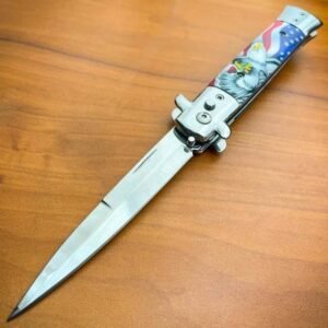Classic Italian Stiletto Switchblade Knife – Automatic