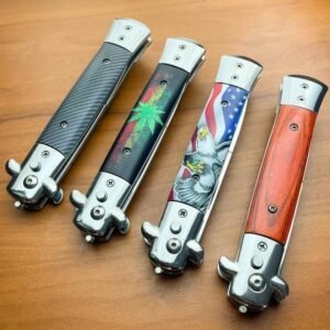 Classic Italian Stiletto Switchblade Knife – Automatic