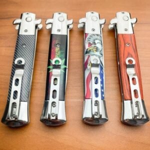 Classic Italian Stiletto Switchblade Knife – Automatic