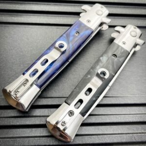 Classic Italian Stiletto Switchblade Knife – Automatic