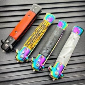 Classic Italian Stiletto Switchblade Knife – Automatic