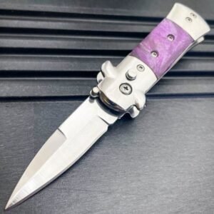 Mini Italian Stiletto Switchblade Knife – Automatic
