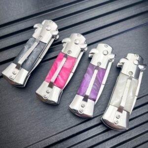 Mini Italian Stiletto Switchblade Knife – Automatic
