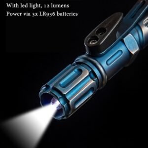 NEW 7-In-1 Outdoor EDC Multi-Function Colecci&oacute;n Tactical Pen With Emergency Led Light Whistle Glass Breaker Outdoor Survival