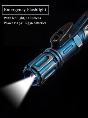 NEW 7-In-1 Outdoor EDC Multi-Function Colecci&oacute;n Tactical Pen With Emergency Led Light Whistle Glass Breaker Outdoor Survival