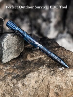 NEW 7-In-1 Outdoor EDC Multi-Function Colecci&oacute;n Tactical Pen With Emergency Led Light Whistle Glass Breaker Outdoor Survival