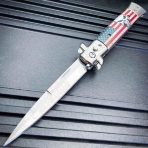 Classic Italian Stiletto Switchblade Knife – Automatic