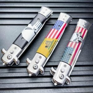 Classic Italian Stiletto Switchblade Knife – Automatic