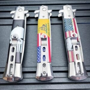 Classic Italian Stiletto Switchblade Knife – Automatic
