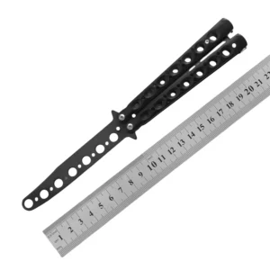 CSGO butterfly knife CS butterfly knife novice practice knife butterfly comb toy practice knife full steel unsharpened