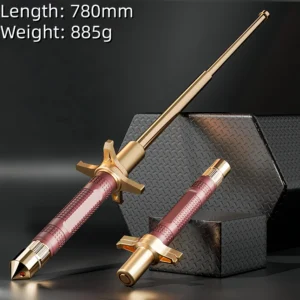 Mechanical Three-Section Telescopic Baton