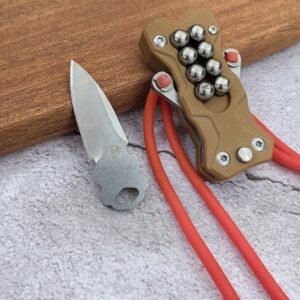 Pocket Knife Practicality Folding G10 Slingshot Knife