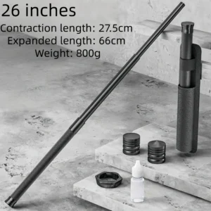 Mechanical baton telescopic baton