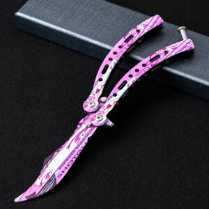 Butterfly practice knife CSGO folding unsharpened hand-throwing ornamental knife hand training knife