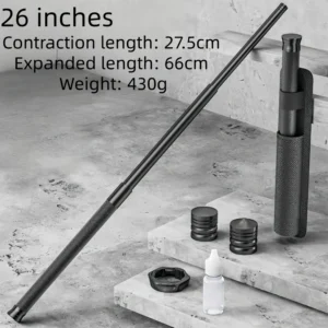 Mechanical baton telescopic baton