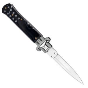 Multifunctional Folding Stiletto Knife with Box Opener