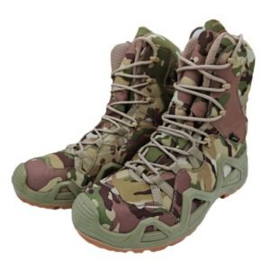 High medium and low-top camouflage tactical boots outdoor training and hiking shoes