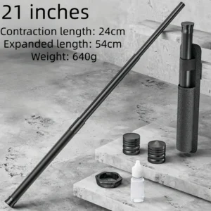 Mechanical baton telescopic baton