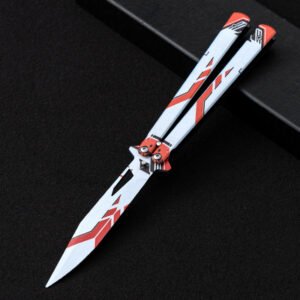 Unsharpened butterfly practice knife color butterfly knife outdoor multi-function folding knife swing