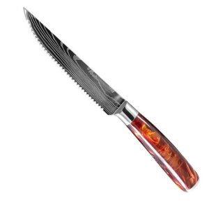 Hot-selling stainless steel serrated knife is sharp