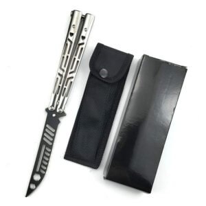 CSGO butterfly practice knife unsharpened portable folding