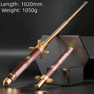 Mechanical Three-Section Telescopic Baton