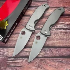 Spyderco C122 Titanium-Handle Folding Knife