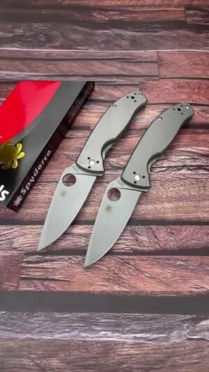 Spyderco C122 Titanium-Handle Folding Knife