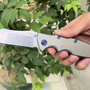 ZT0392 Titanium Handle Folded Folding Knife