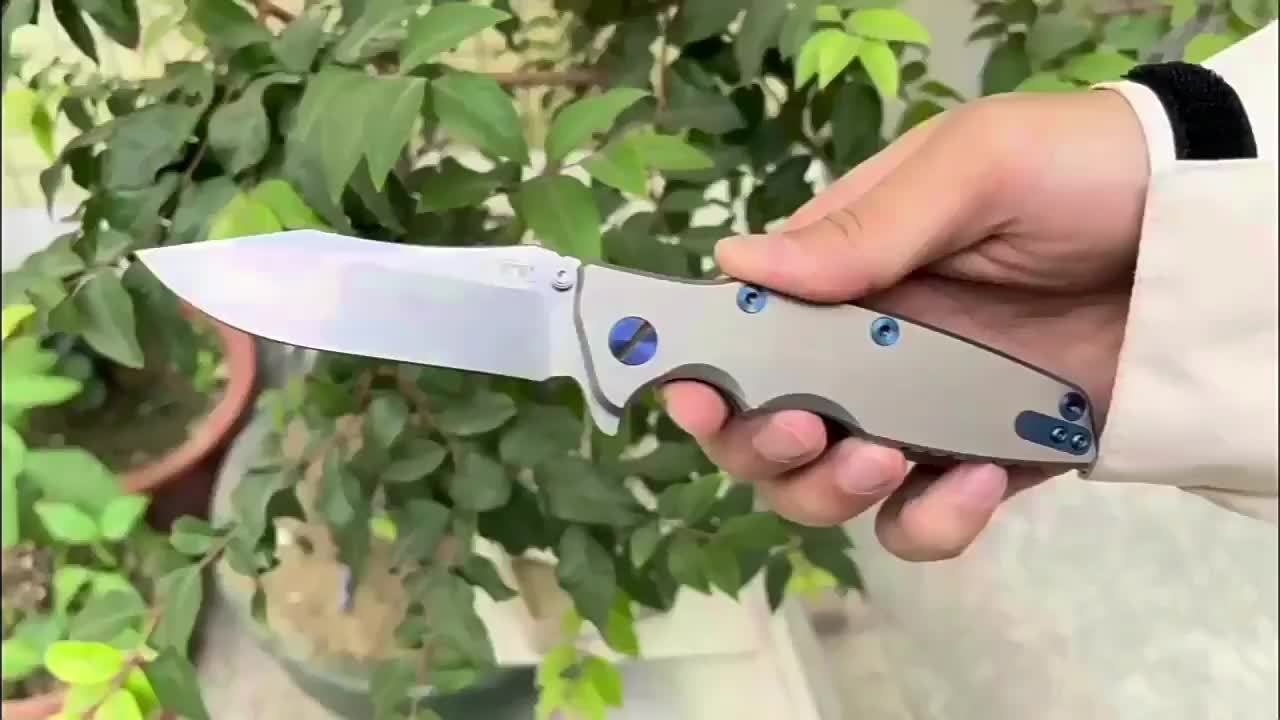 c33e0f29e5ba8999350d8a27e2e4508c.mp4.pdd_.000001.jpeg ZT0392 Titanium Handle Folded Folding Knife